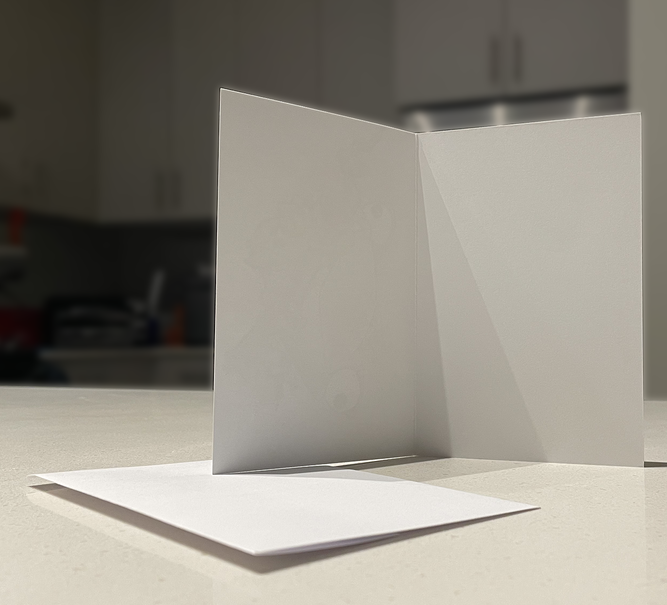 Illustrated Frog on a blank note card